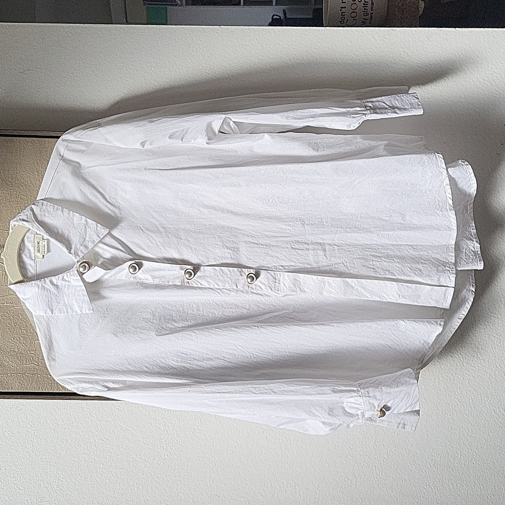 Jason Wu white button up tee shirt
